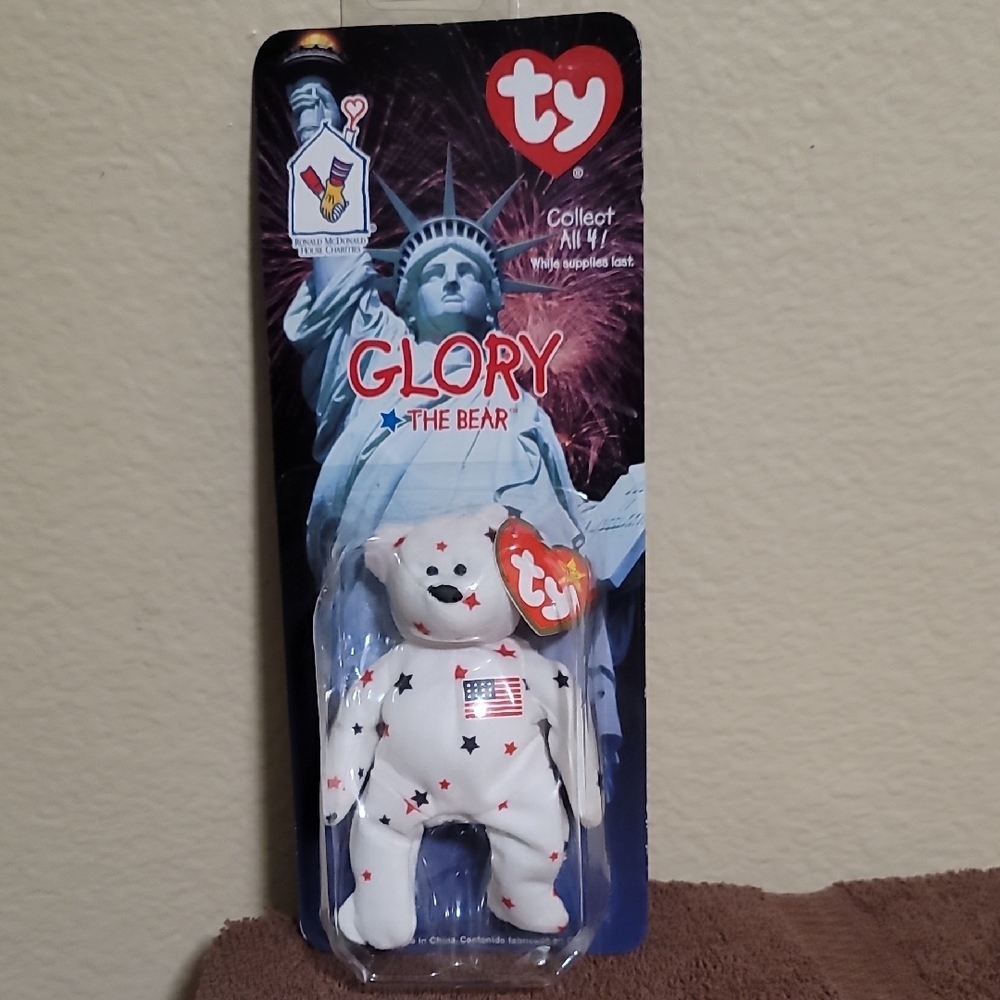 Ty Glory the Bear with Stars and Stripes